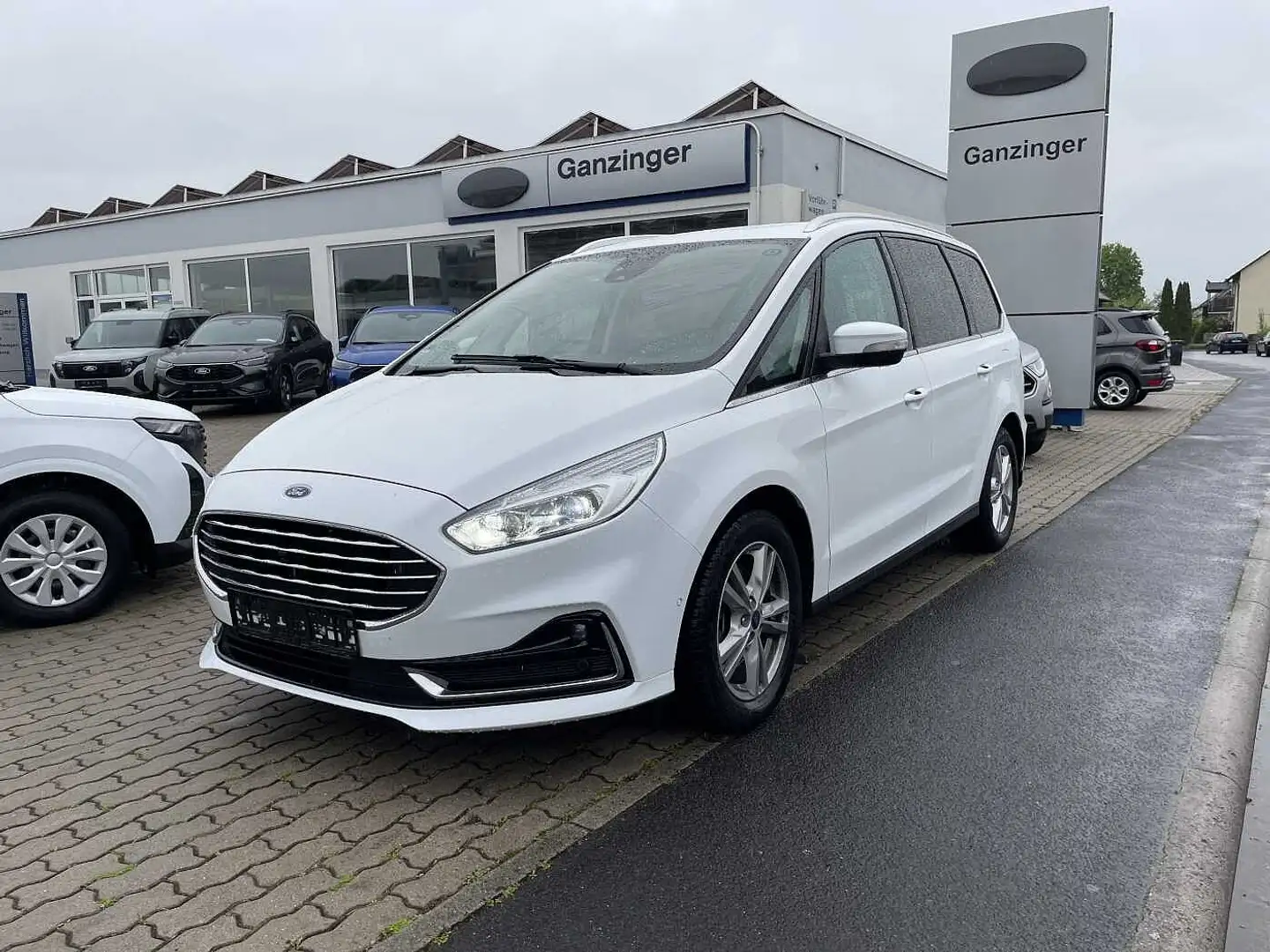 Ford Galaxy Titanium Automatik 5-SITZER GARANTIE+1.HAND+STANDH Blanco - 1