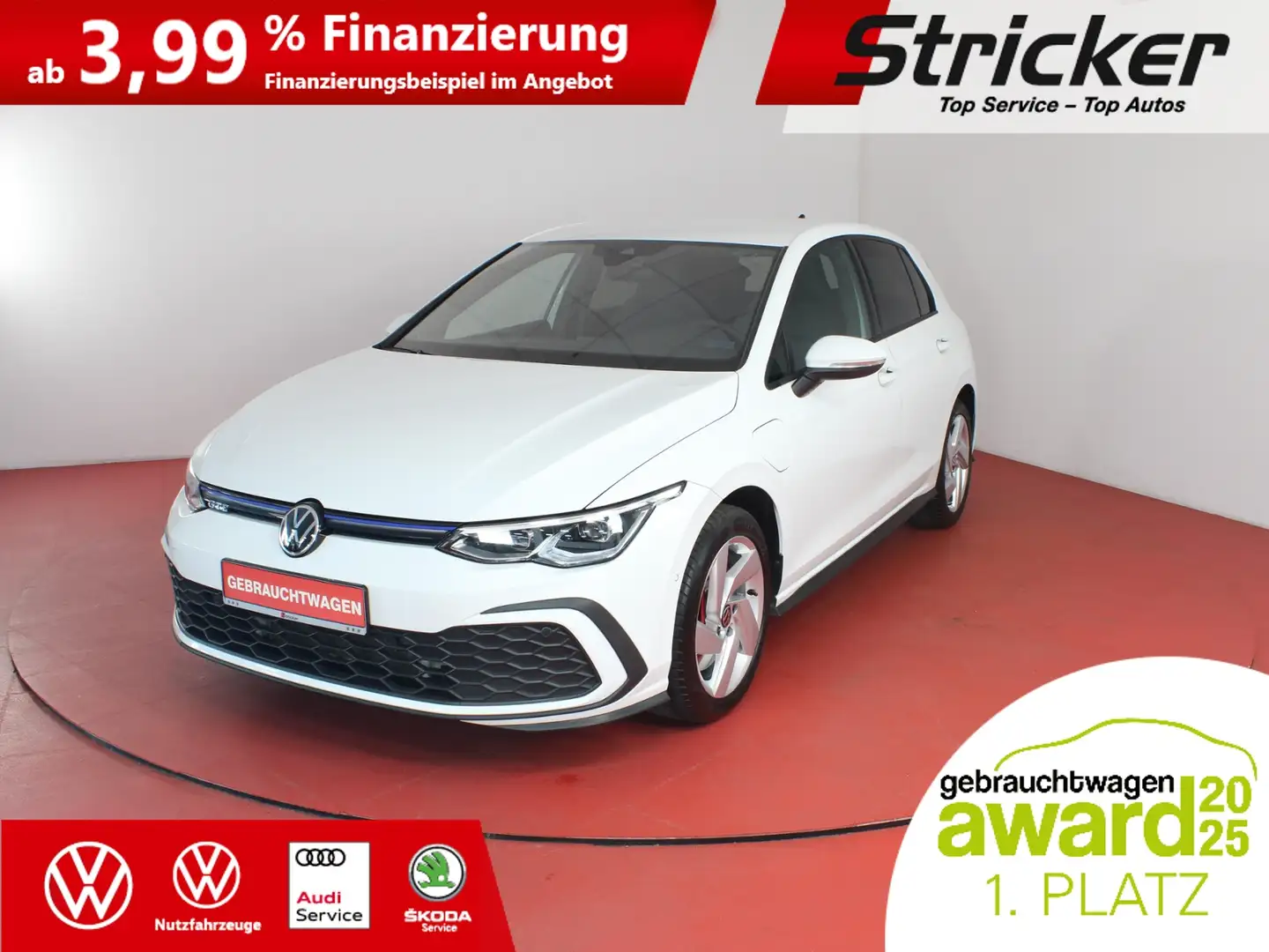 Volkswagen Golf GTE 1.4TSI DSG 255,-ohne Anzahlung ACC App-Connec Weiß - 2