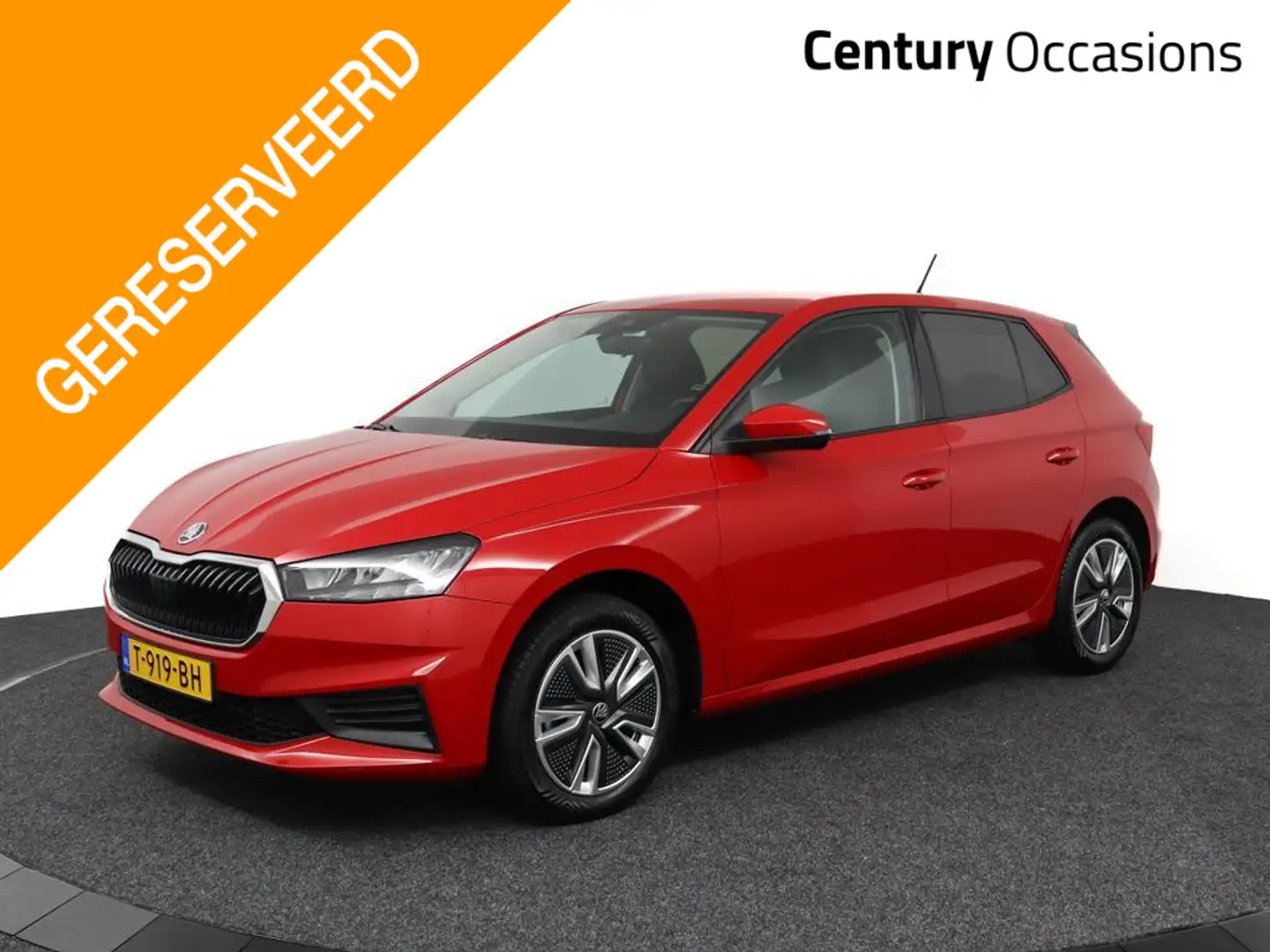 Skoda Fabia 1.0 TSI 110Pk Ambition Airco / LMV / Cruise Rouge - 1