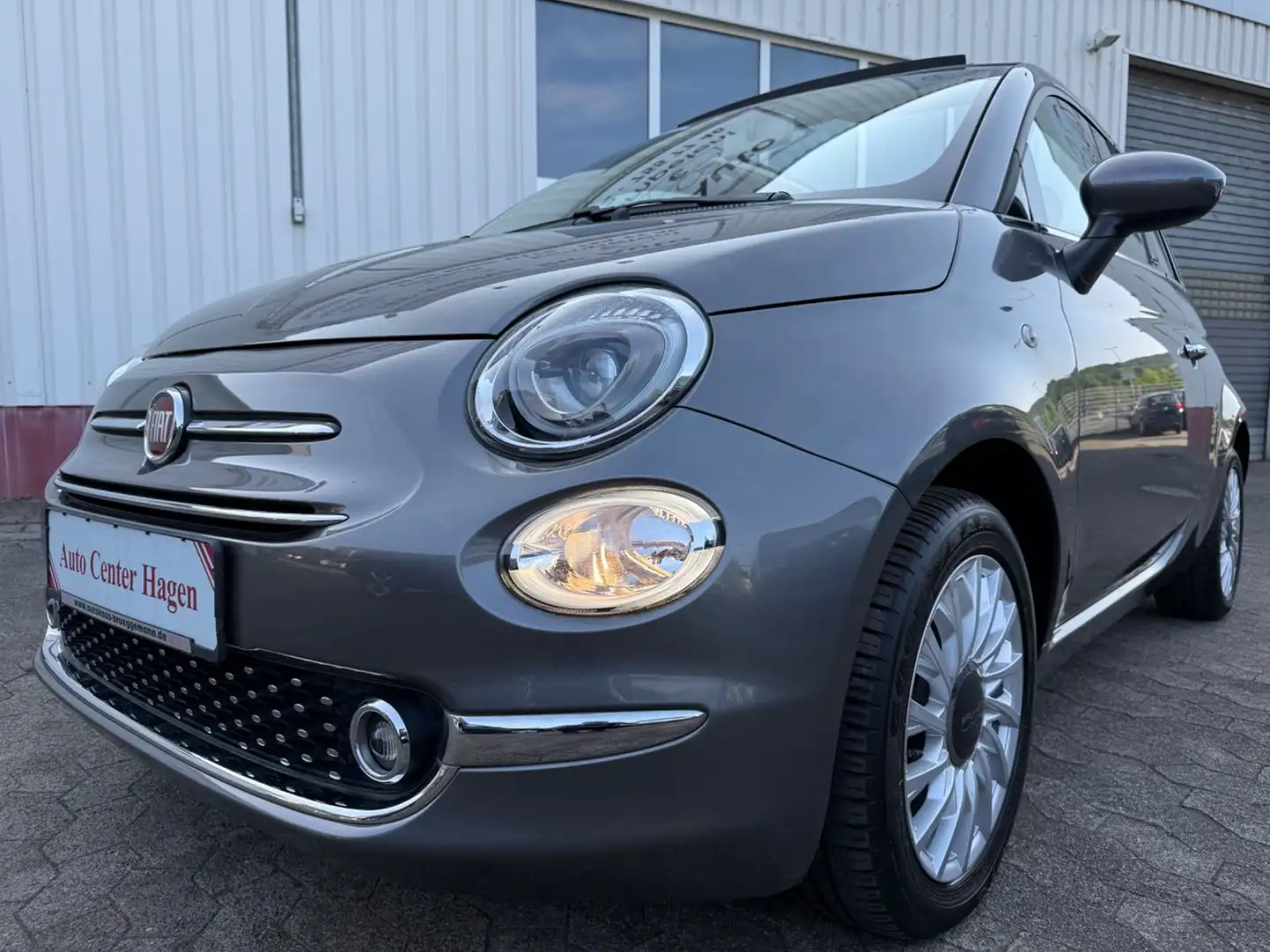 Fiat 500C 500 Cabrio Lounge 63kW 86PS LED/PDC/KLIMA/1.Hand Grau - 1