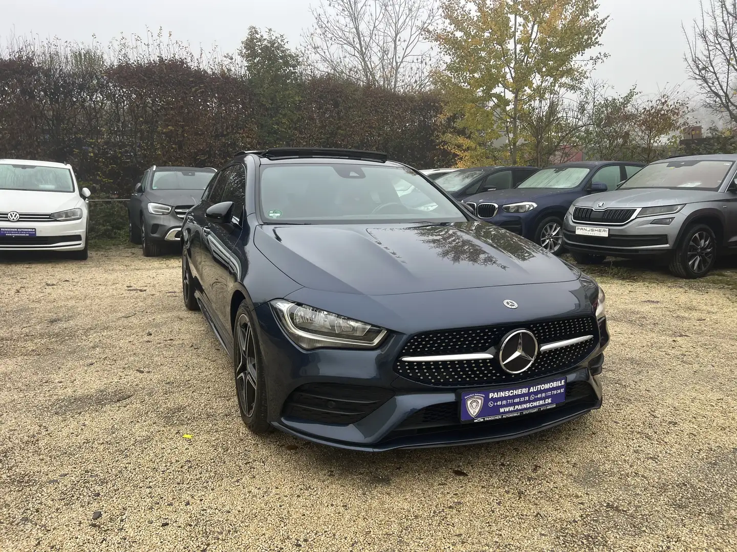 Mercedes-Benz CLA 200 d SB AMG Line Night-Paket PANO-SD+KAMERA+ALCANTARA Blau - 1
