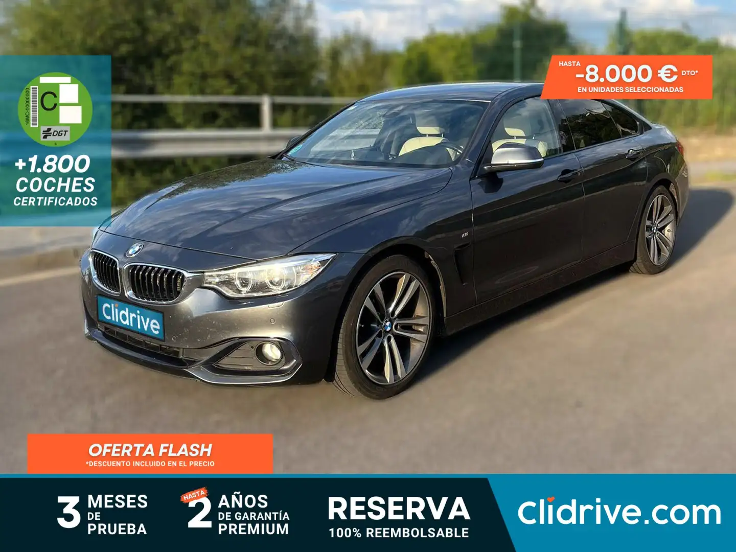 BMW 418 418d Gran Coupé Brun - 1