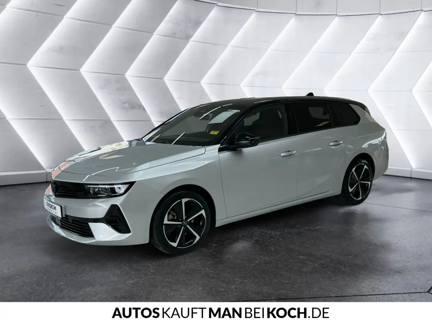 Opel Astra ST 1.2 Turbo GS AHK LED NAV SHZ LHZ 360° PDC Argent - 2
