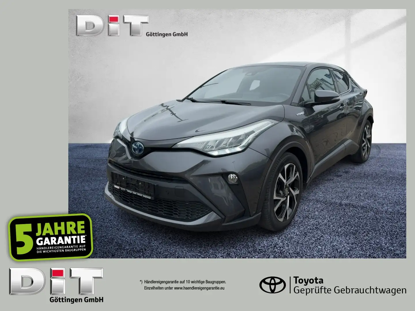 Toyota C-HR 2.0 Team D FLA SpurH LM KeyLess LED PDC Grau - 1
