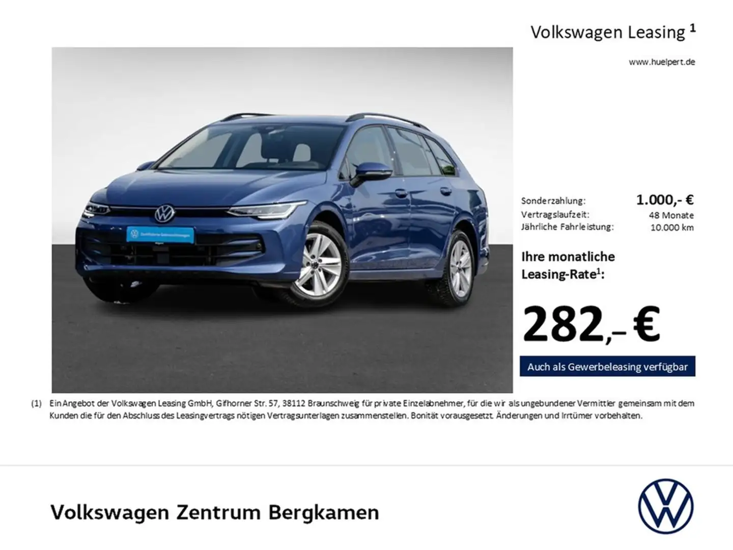 Volkswagen Golf Variant VIII 1.5 eTSI LIFE FACELIFT ACC Blau - 2