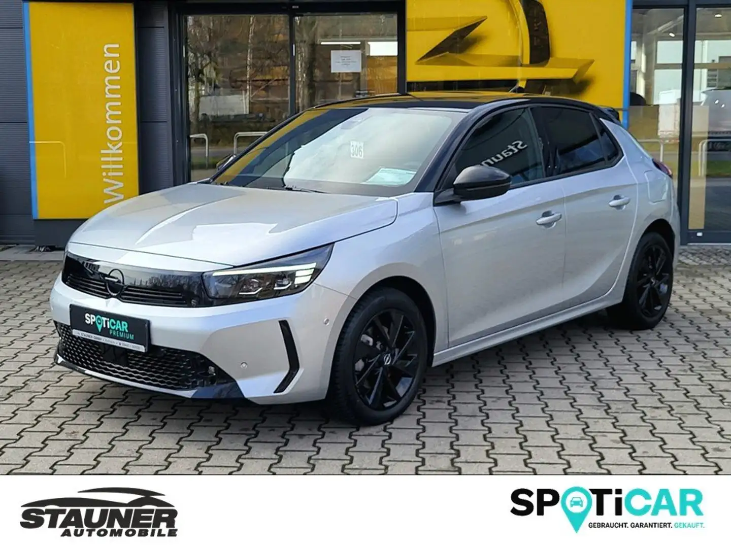 Opel Corsa GS 48V eDCT R-KAMERA*NAVI*WIRELESS*MATRIX*KEYLESS Silber - 1