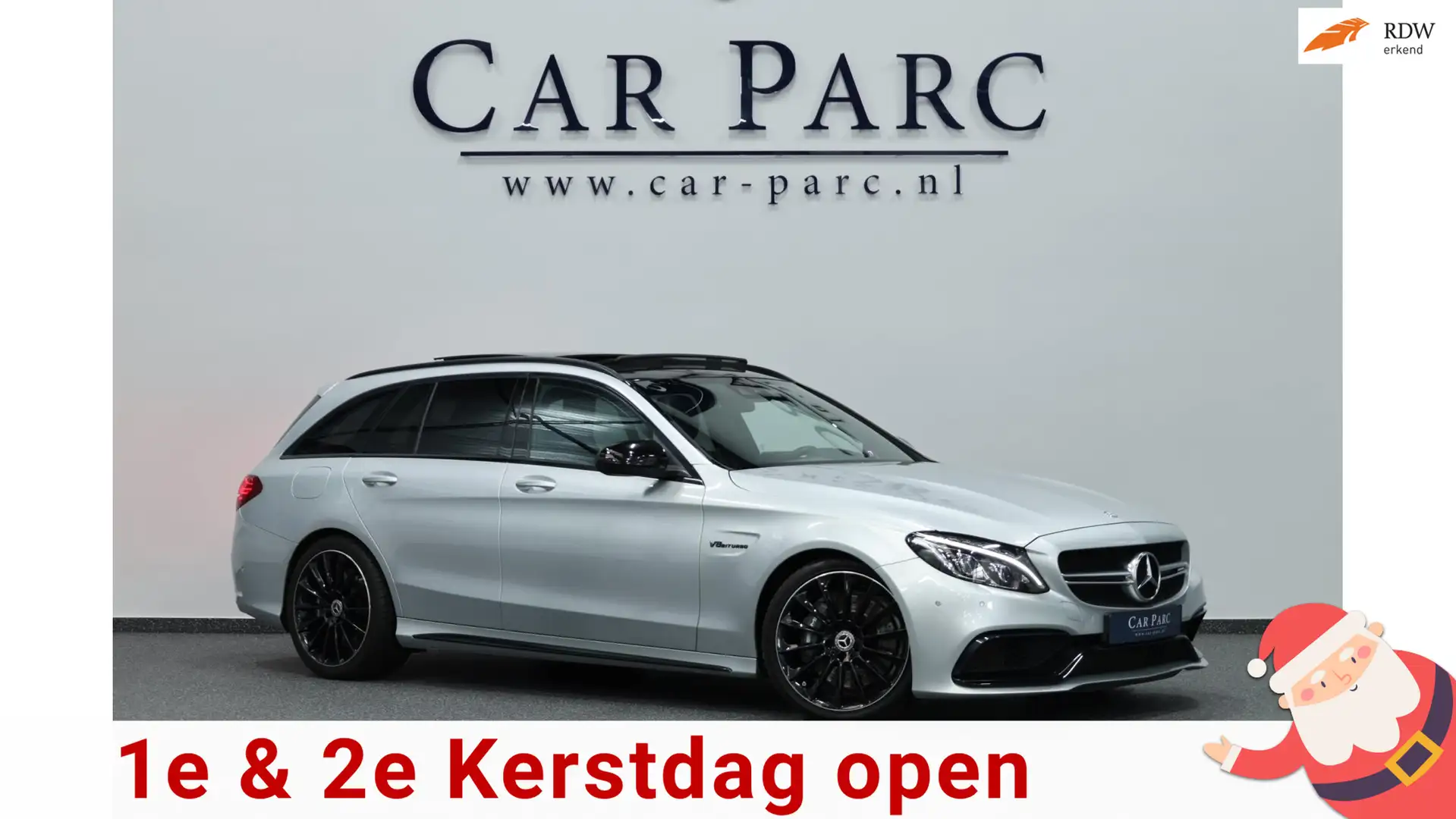 Mercedes-Benz C 63 AMG Estate LED/PANORAMADAK/SFEER/LEER+S.VERWARMING+MEM Gris - 1