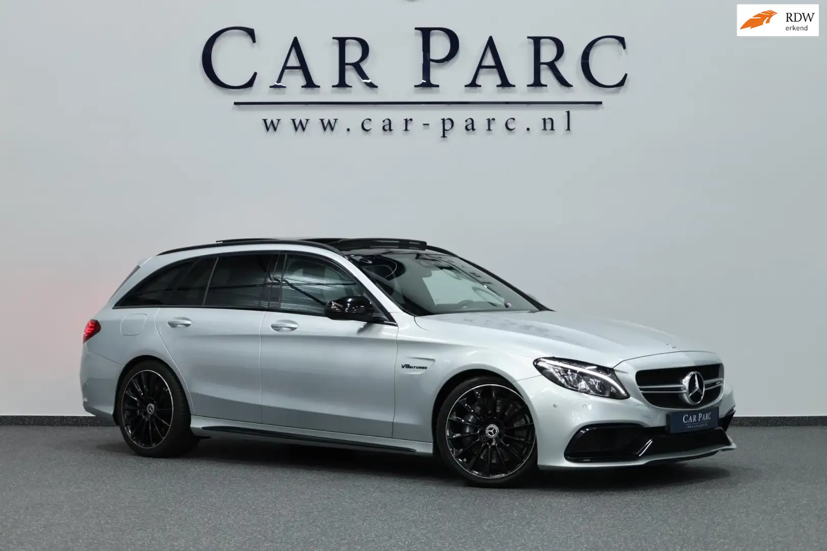 Mercedes-Benz C 63 AMG Estate LED/PANORAMADAK/SFEER/LEER+S.VERWARMING+MEM Gris - 1