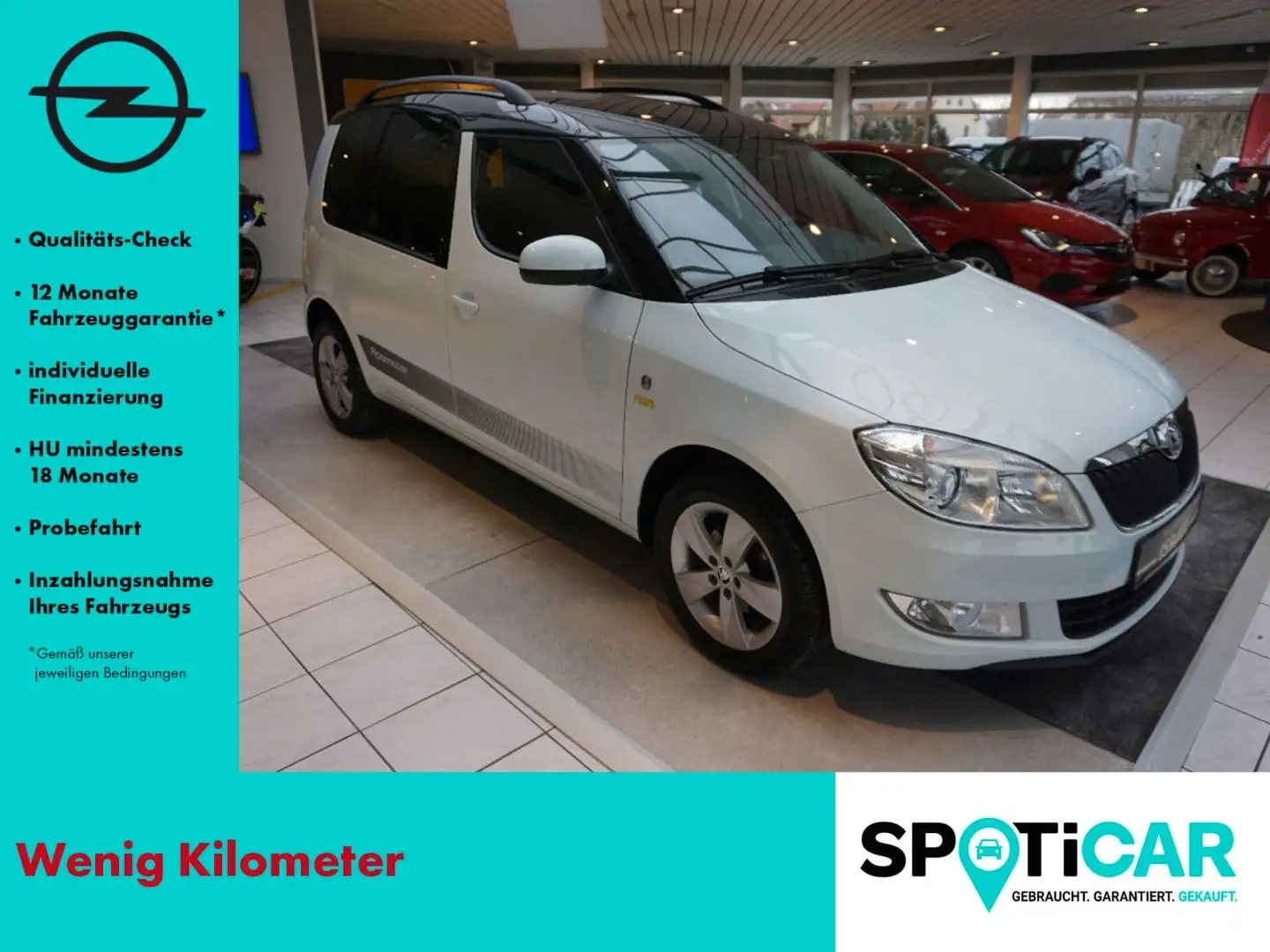 Skoda Roomster Fresh KLIMAAUTOMATIK, SITZHEIZUNG, PDC Blanc - 1