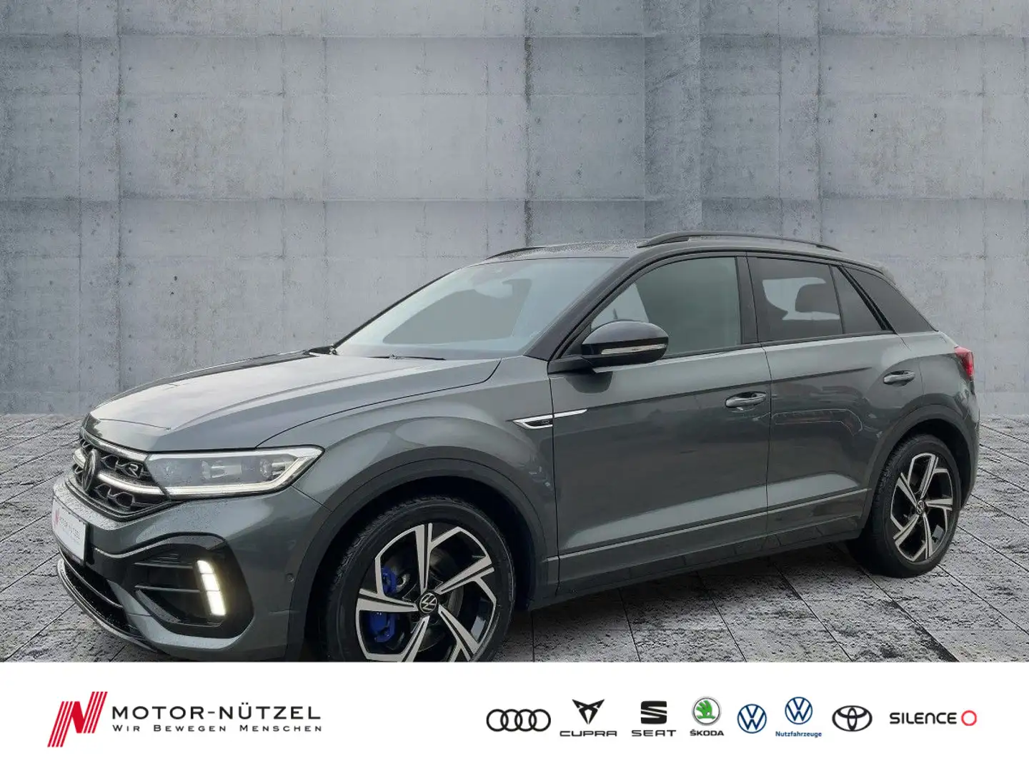 Volkswagen T-Roc R 2.0 TSI 4M DSG IQ+NAVI+ACC+SHZ+RFK+PANO Grau - 1