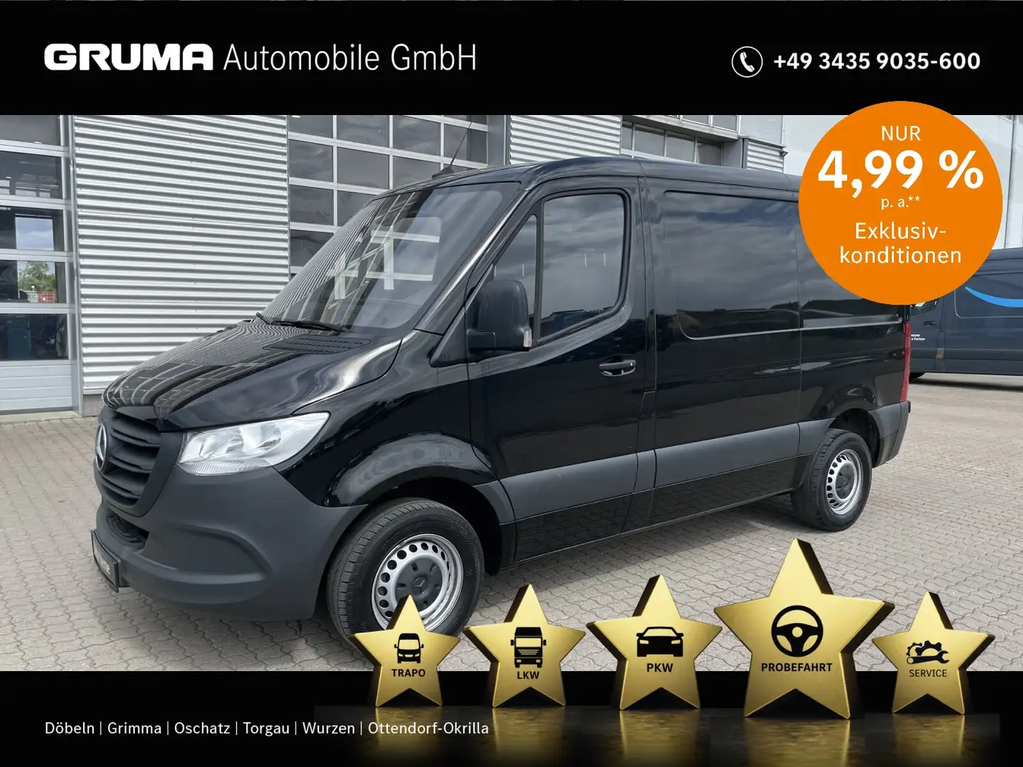 Mercedes-Benz Sprinter Sprinter 211 CDI KLIMA+RADIO+L1H1+AB WERK AUSVER Noir - 1