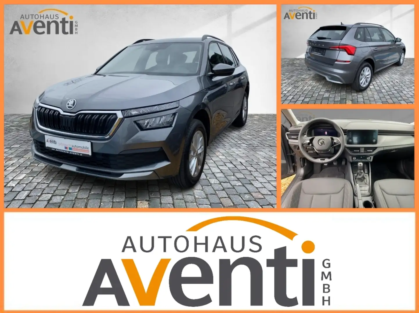 Skoda Kamiq Selection *LED*PDC*Lane Assist*ACC*Apple* Gris - 1