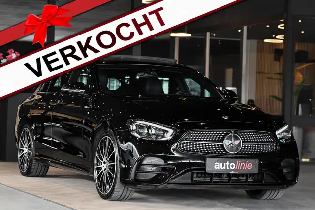 Mercedes-Benz E 400 d 4MATIC AMG Night. Pano, Luchtv, Memory, 360, Bur