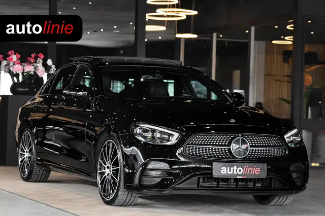 Mercedes-Benz E 400 d 4MATIC AMG Night. Pano, Luchtv, Memory, 360, Bur