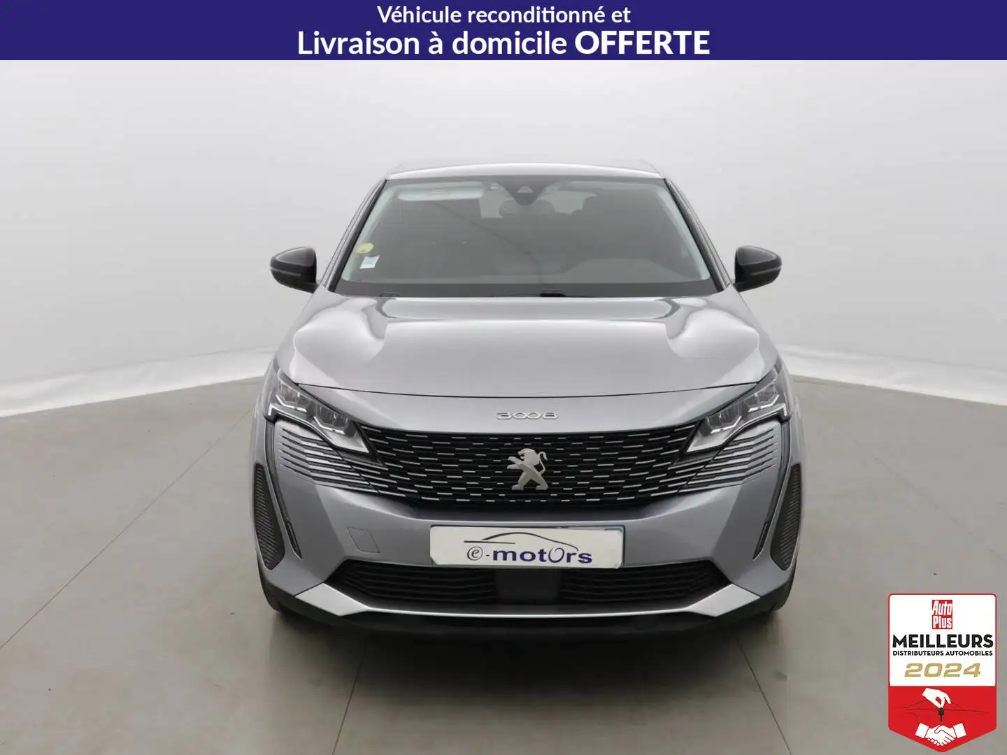 Peugeot 3008 BlueHDi 130 EAT8 Allure Pack +ACC Gris - 2