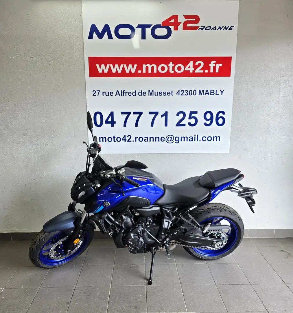 Yamaha MT-07 Blau - 1