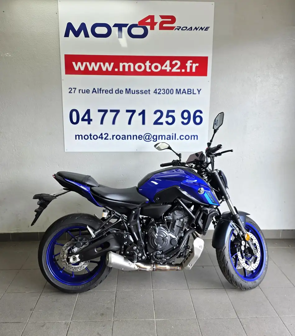 Yamaha MT-07 Blau - 2