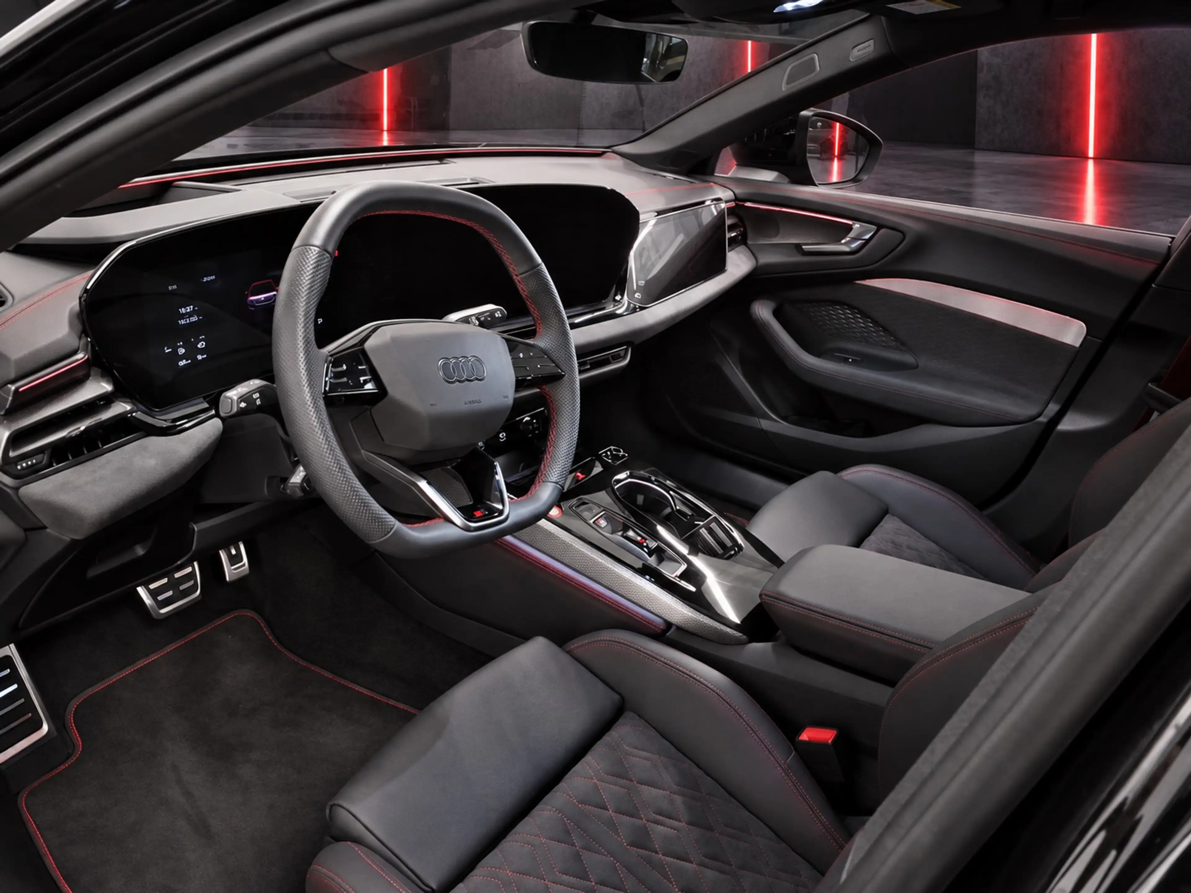 Audi A5 S-LINE INT+EXT A5 eHYBRID qu 270kW B&O HeadUP PANO AHK MATRIX AMBIENTE-PRO TECHPRO OLED — photo 3