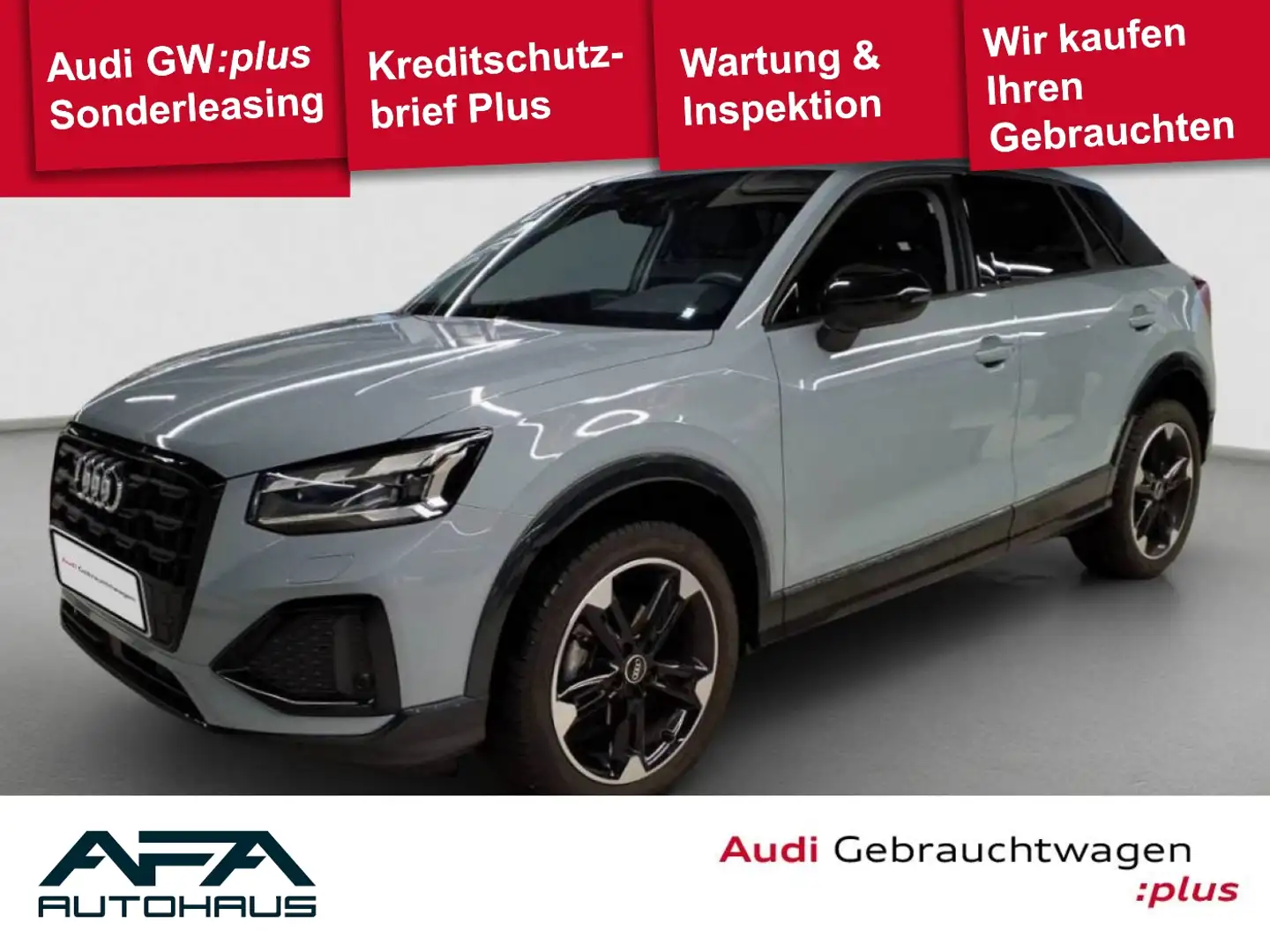 Audi Q2 35 TFSI advan. S tr. AHK*Matrix*NAV*Opt.Schw. Grau - 1