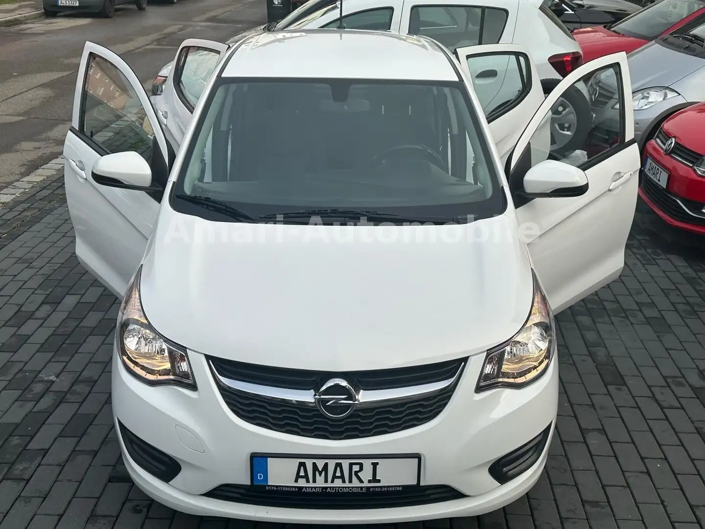 Opel Karl Edition  *S-H * L-H* 8 Fach * SH-gepflegt * Білий - 1