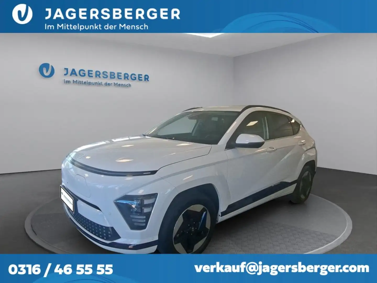 Hyundai KONA EV (SX2) Comfort Line 64,8 kWh k7ec2-P22/26 Weiß - 1