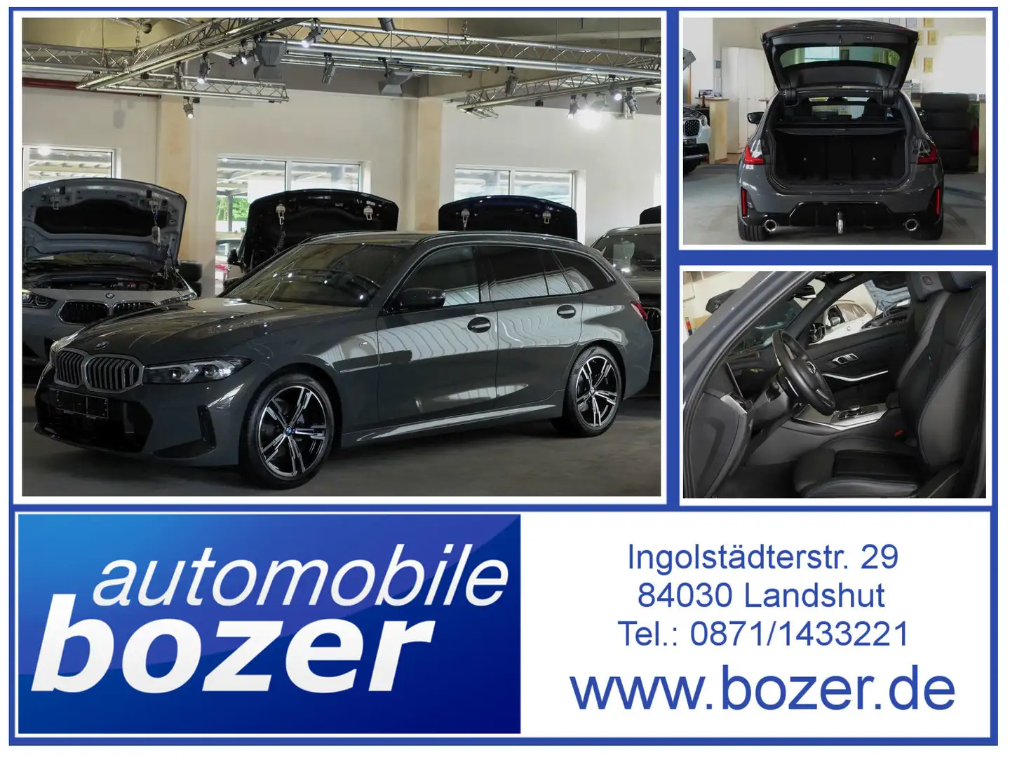 BMW 320 320d xDrive MSport AHK,HUD,St.Heiz.,ak.Tempomat Grau - 1