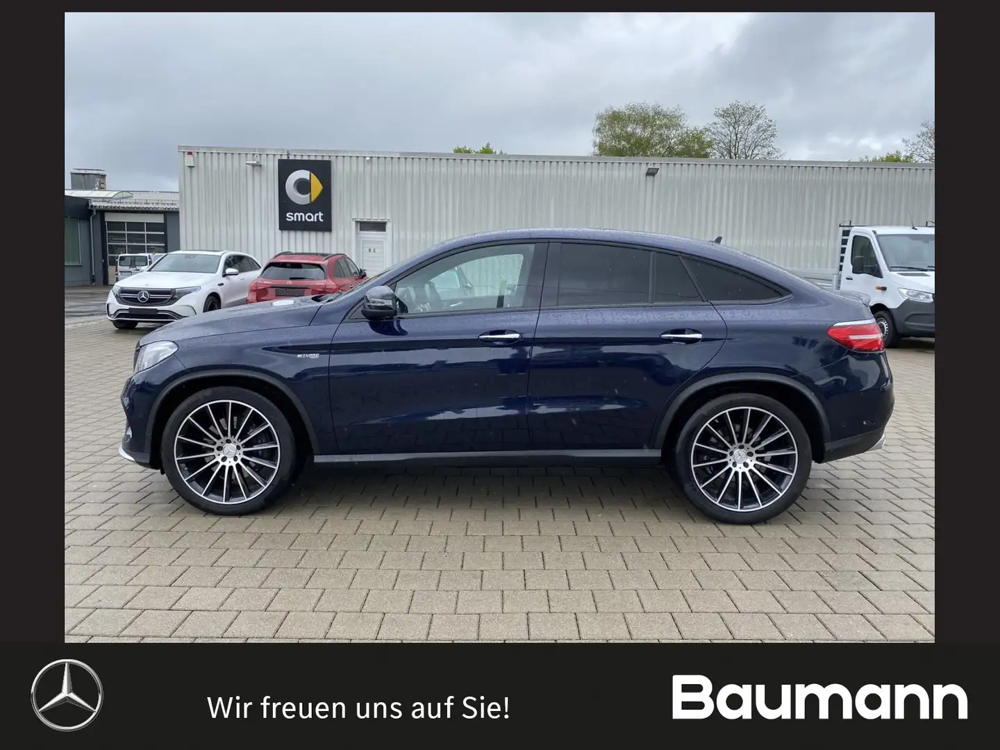 Mercedes-Benz GLE 43 AMG GLE 43 AMG 4M Coupe ActiveCurveAir PanSD HuD 360 Blauw - 2
