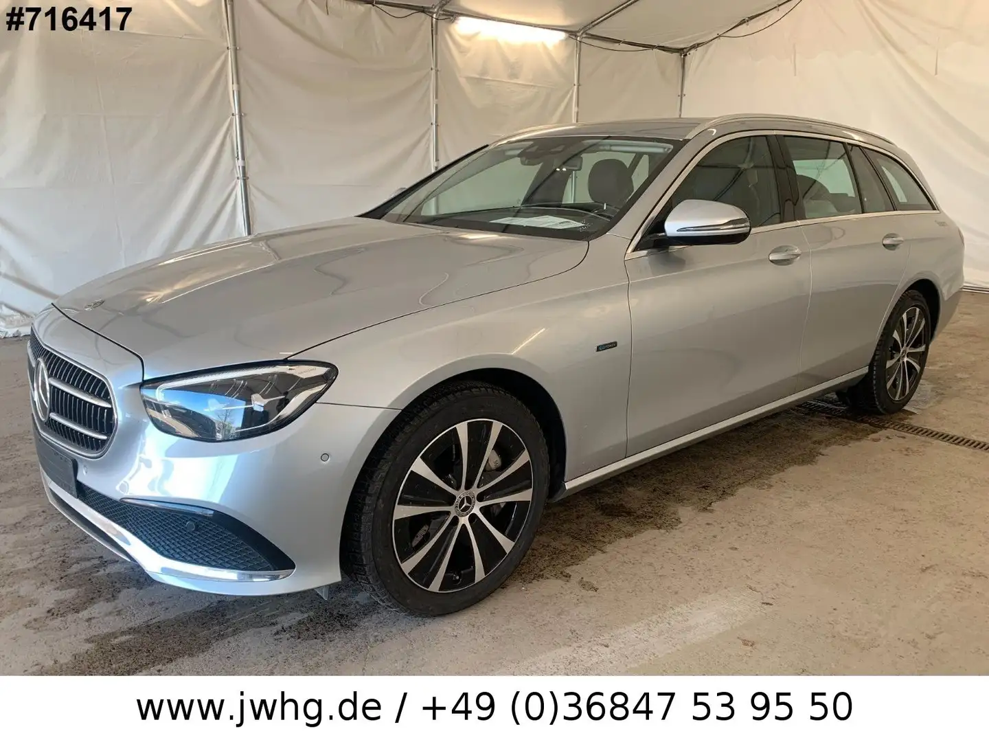 Mercedes-Benz E 300 de 4Matic AHK Distronic+ Ambiente Kam Argent - 1