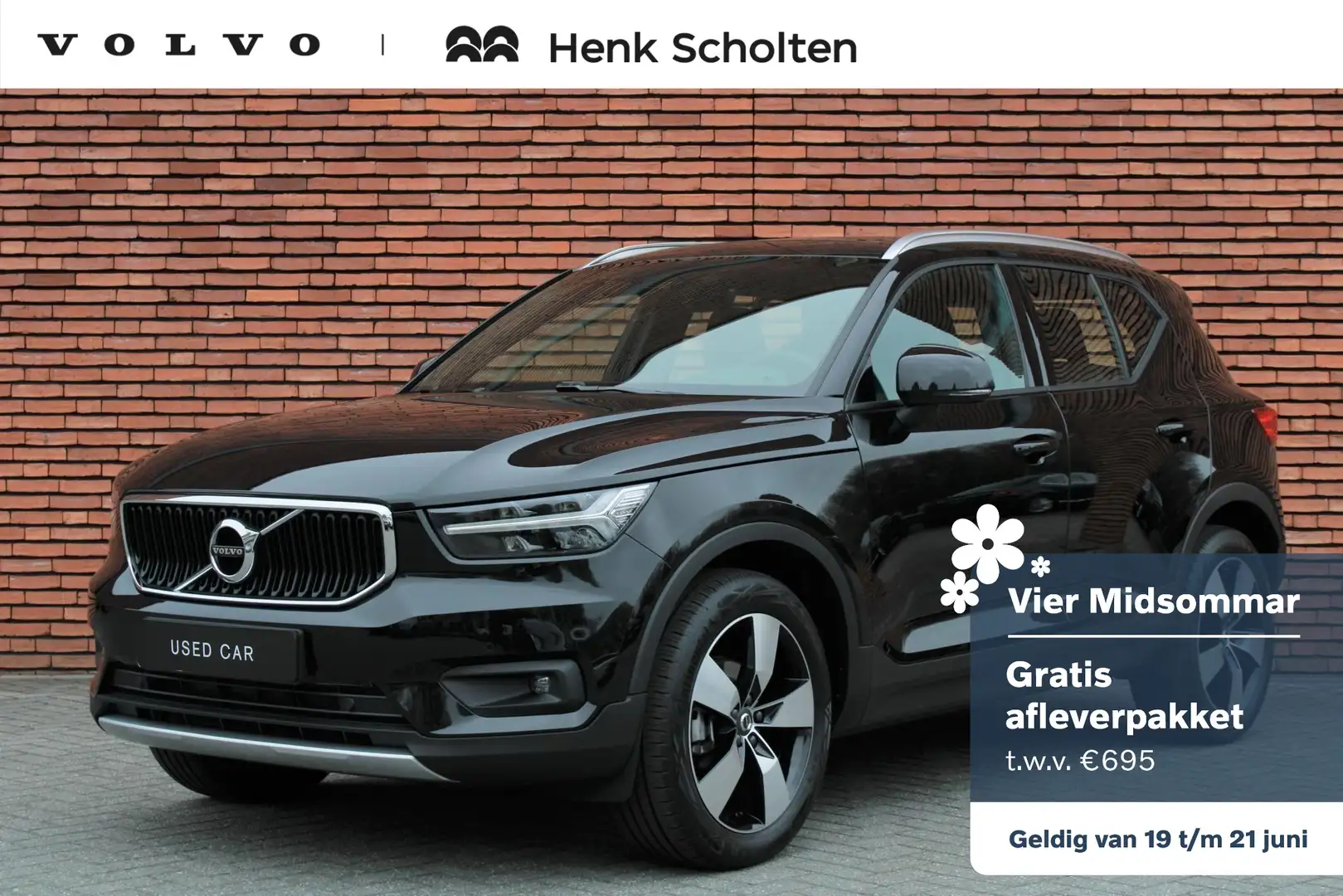Volvo XC40 T4 Automaat Momentum Pro | Verwarmbare Voor- En Ac Noir - 1