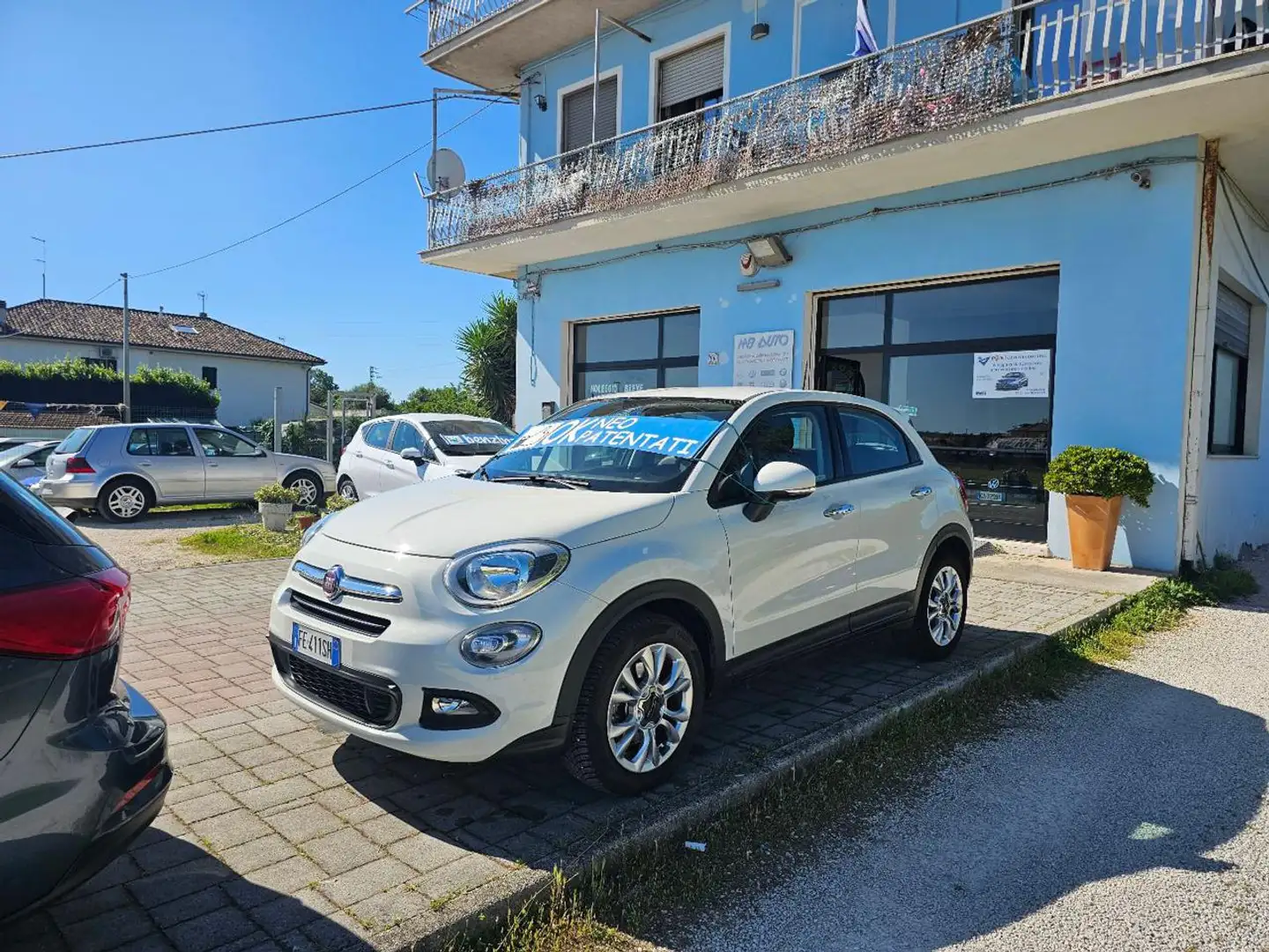 Fiat 500X 1.3 MultiJet 95 CV Pop Star Blanc - 1