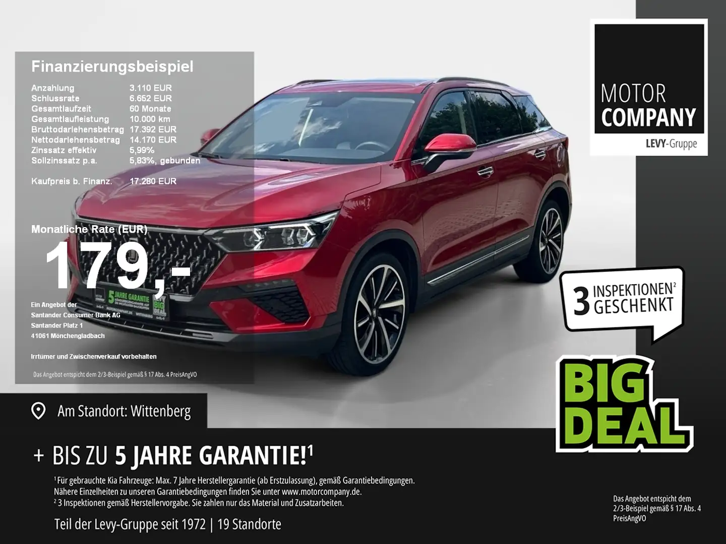 Bestune Sonstige FAW Bestune T77 Pro Premium AUT Kam. KlimaA LED Rot - 1