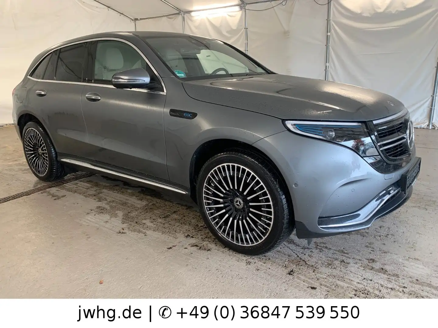 Mercedes-Benz EQC 400 400 AMG|Distronic|360°|HeadUp|21" Grau - 2