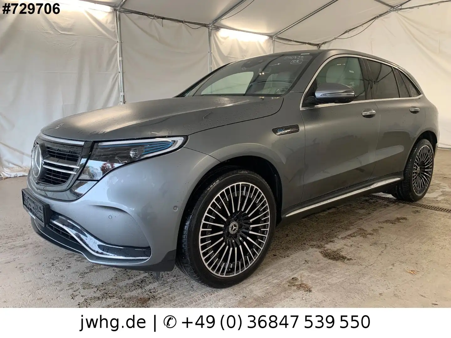 Mercedes-Benz EQC 400 400 AMG|Distronic|360°|HeadUp|21" Grau - 1