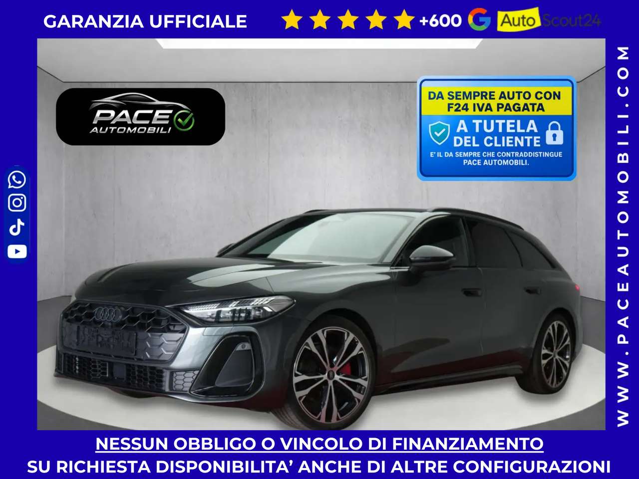 Audi A5 AVANT NEW TDI QUATTRO S LINE SLINE 20" BLACK PACK