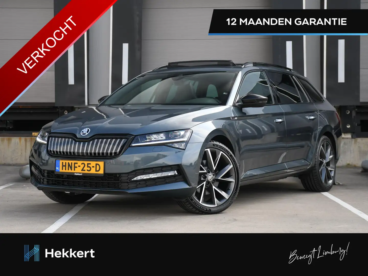 Skoda Superb Combi Sportline Business iV 1.4 TSI PHEV 218pk Aut Grijs - 1