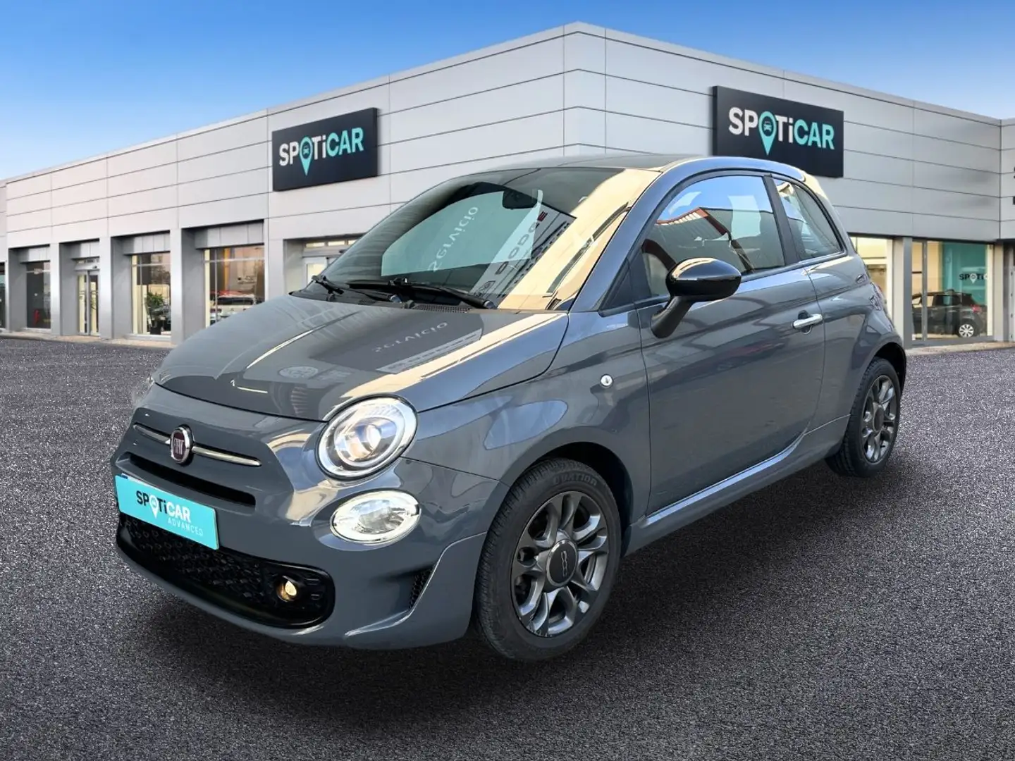 Fiat 500 1.0 Hybrid Connect 52kW Gris - 1