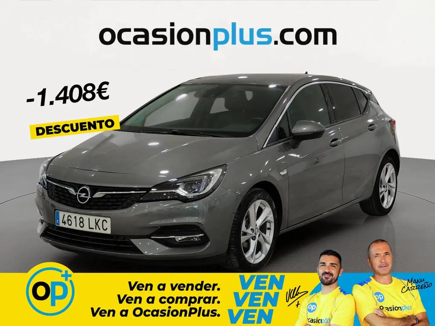 Opel Astra 1.5D S/S Elegance 122 Gris - 1