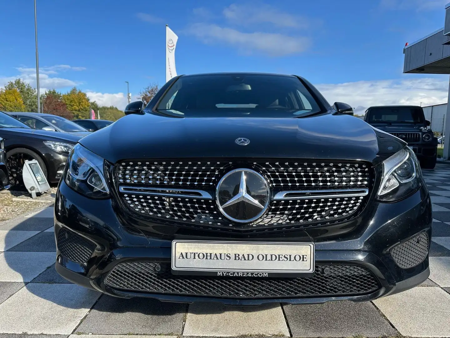 Mercedes-Benz GLC 220 d 4Matic Coupe AMG Line-LED -AHK -Kamera Zwart - 2