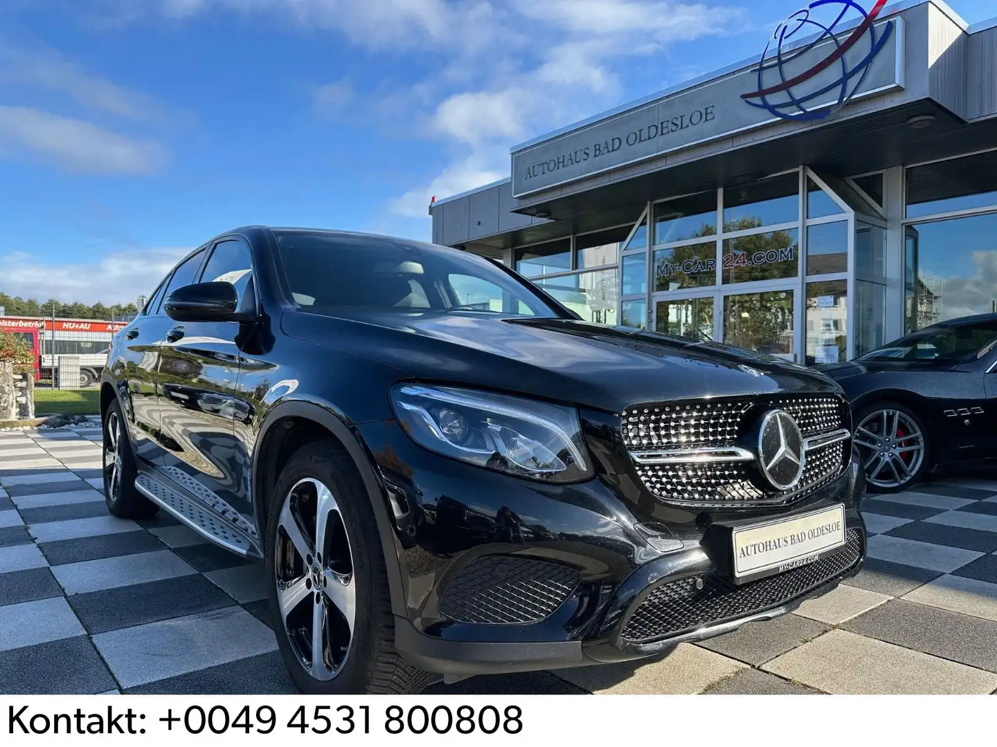 Mercedes-Benz GLC 220 d 4Matic Coupe AMG Line-LED -AHK -Kamera Zwart - 1