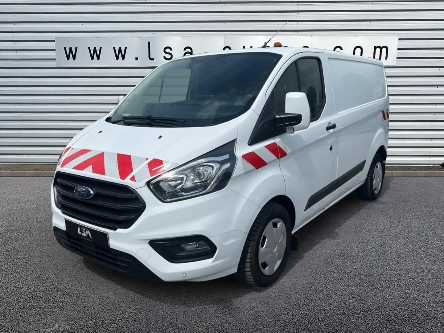 Ford Transit Custom 2.0 EcoBlue 130 BVA Fourgon 300 L1H1 Trend Busines Blanc - 1