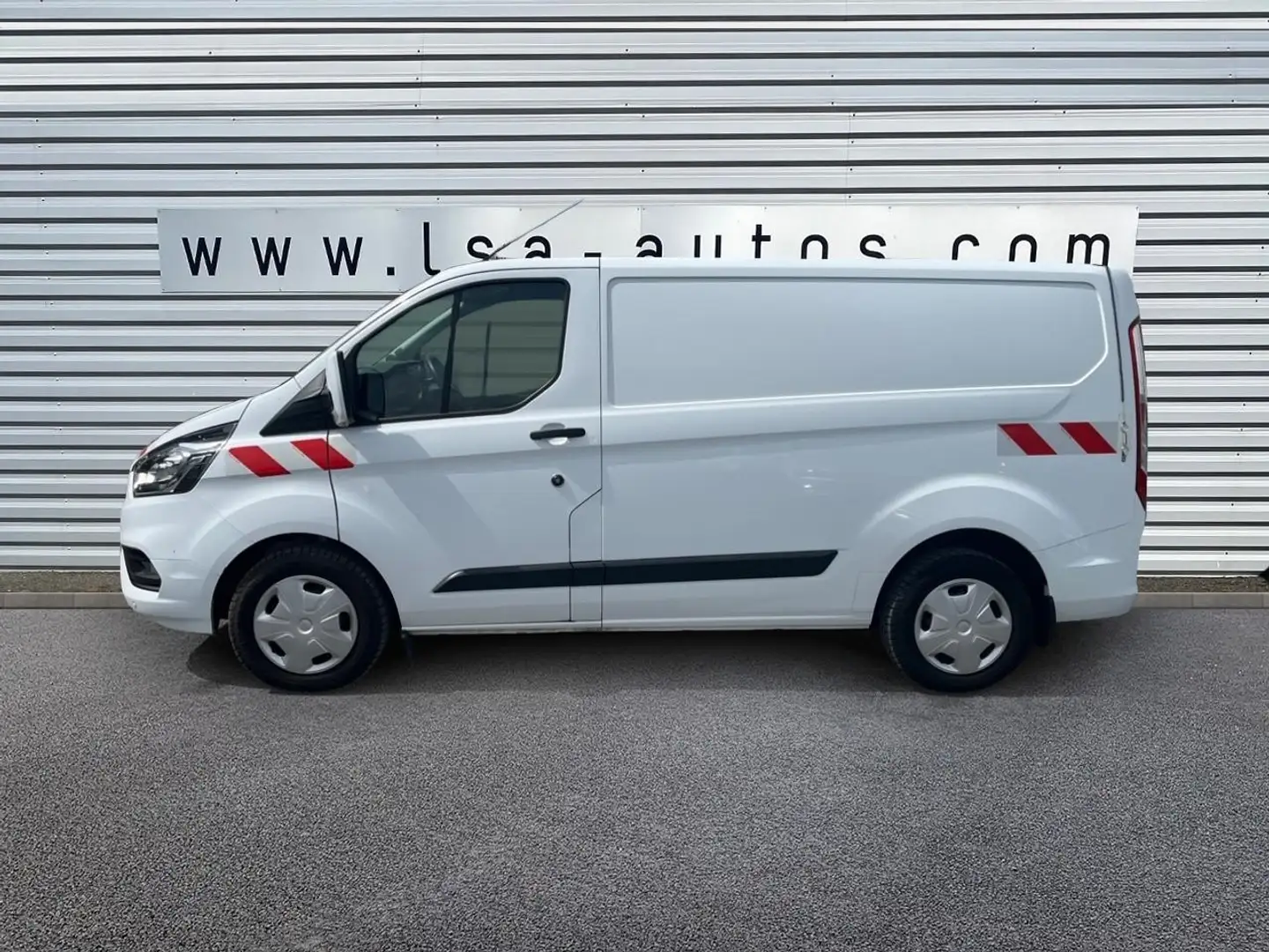 Ford Transit Custom 2.0 EcoBlue 130 BVA Fourgon 300 L1H1 Trend Busines Blanc - 2