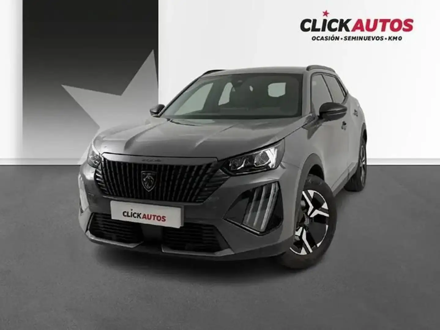 Peugeot 2008 1.2 145CV Allure Hybrid eDCS6 Gris - 1