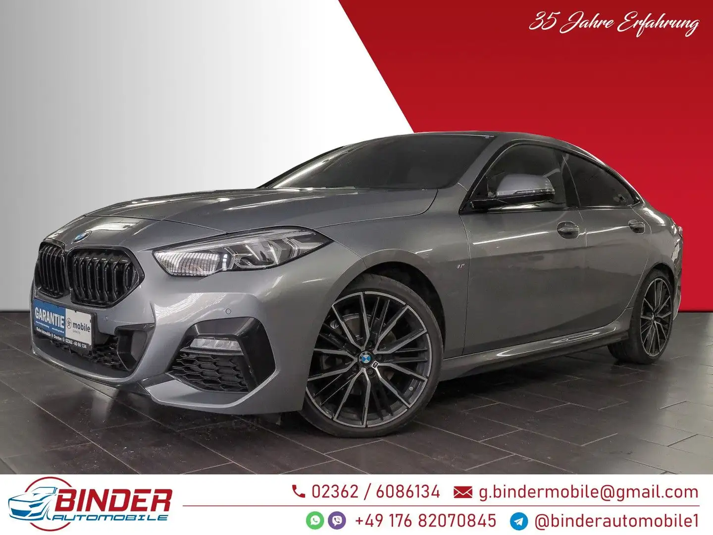 BMW 218i Gran Coupe M SPORT*SORGLOS-PAKET*8xALU*TOP Grau - 1