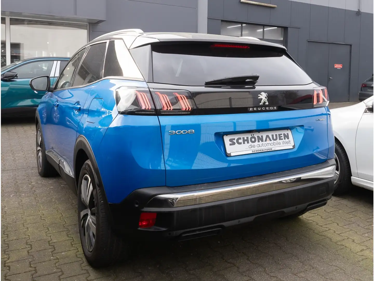 Peugeot 3008 Hybrid 225 e-EAT8 ROADTRIP +SHZ+NAV+RFK+MET Bleu - 2