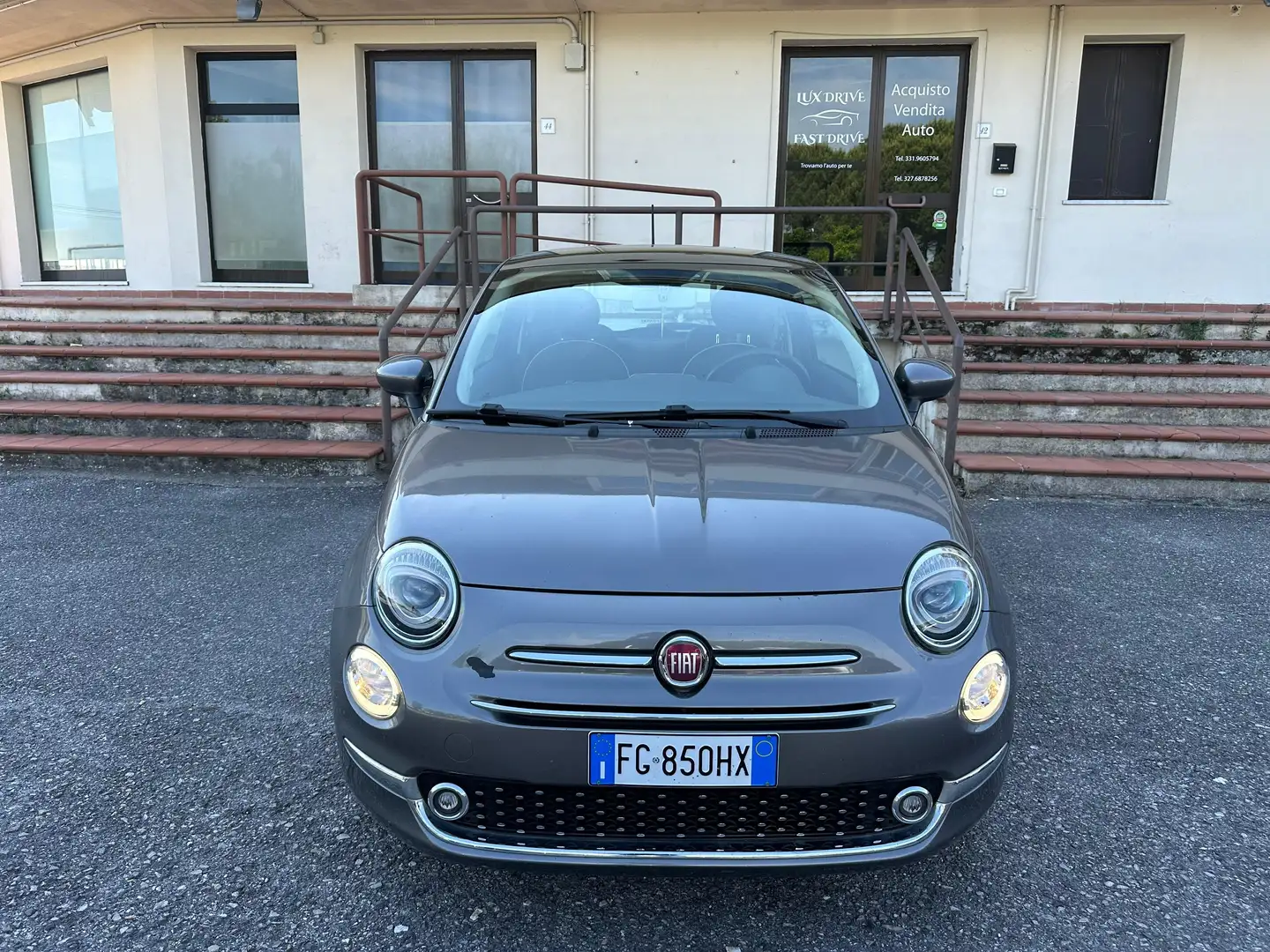 Fiat 500 500 1.2 Lounge 69cv Grijs - 2