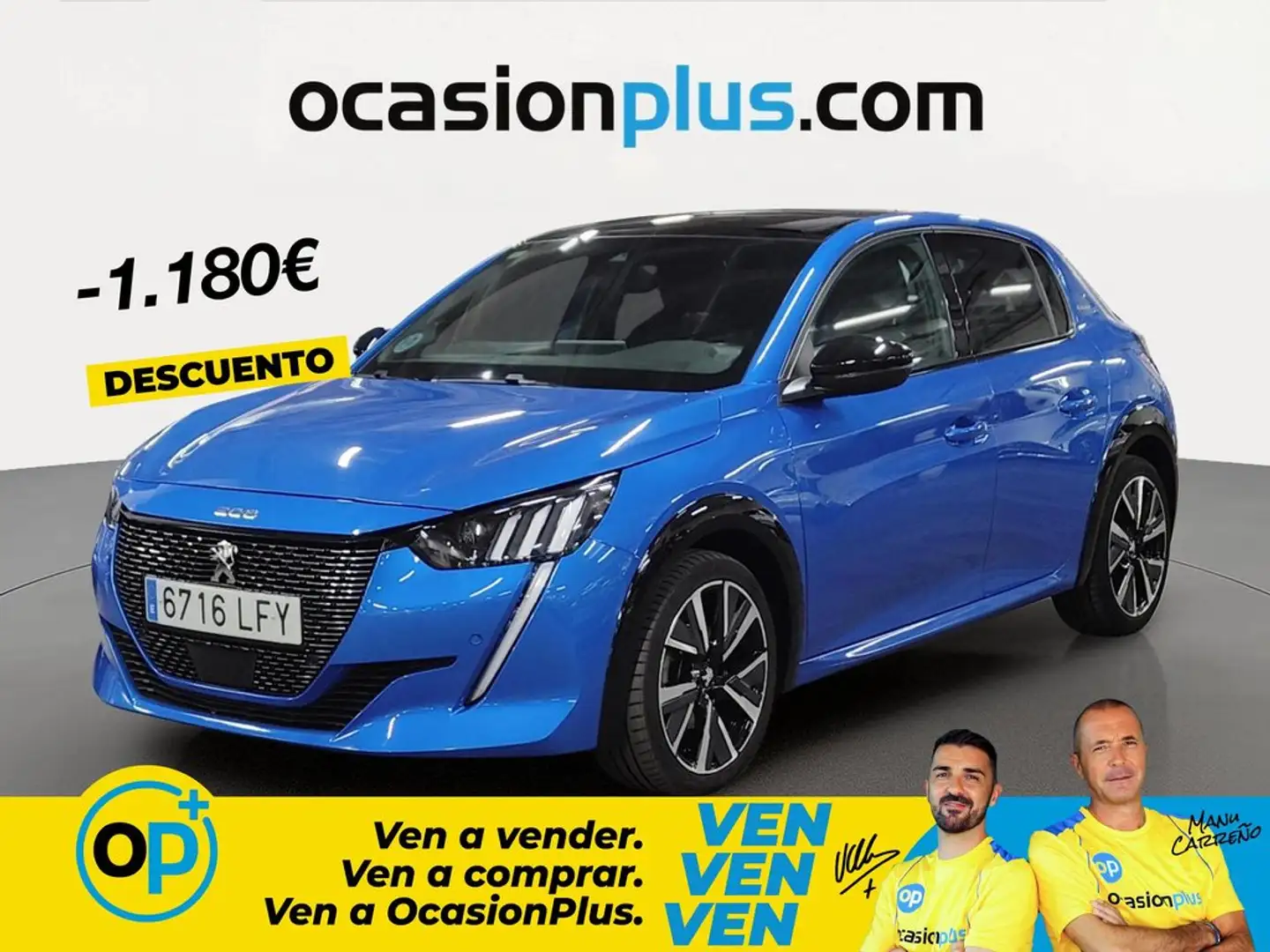 Peugeot 208 1.2 Puretech S&S GT Line 100 Azul - 1