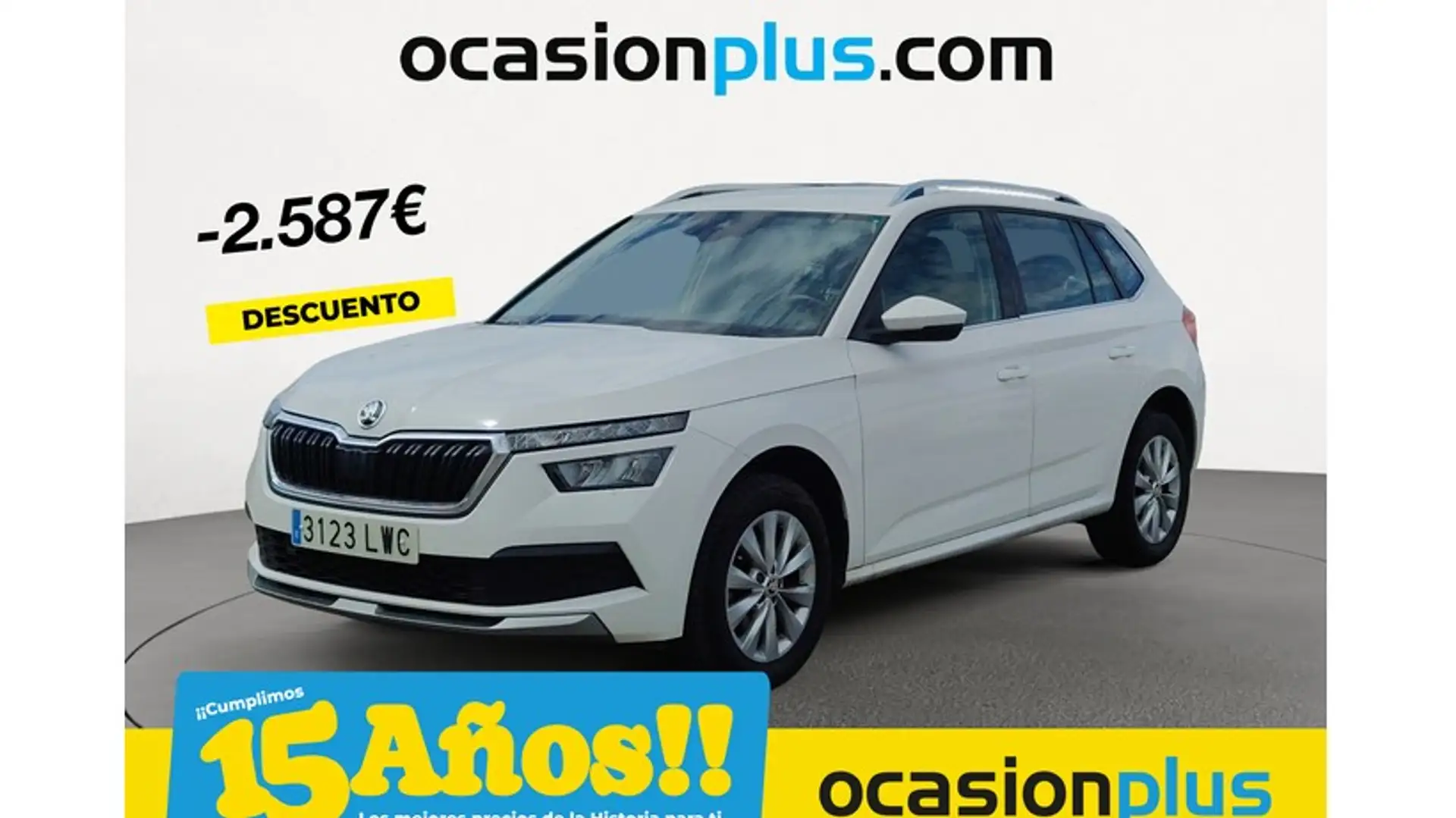 Skoda Kamiq 1.0 TSI Ambition 81kW DSG Blanc - 1