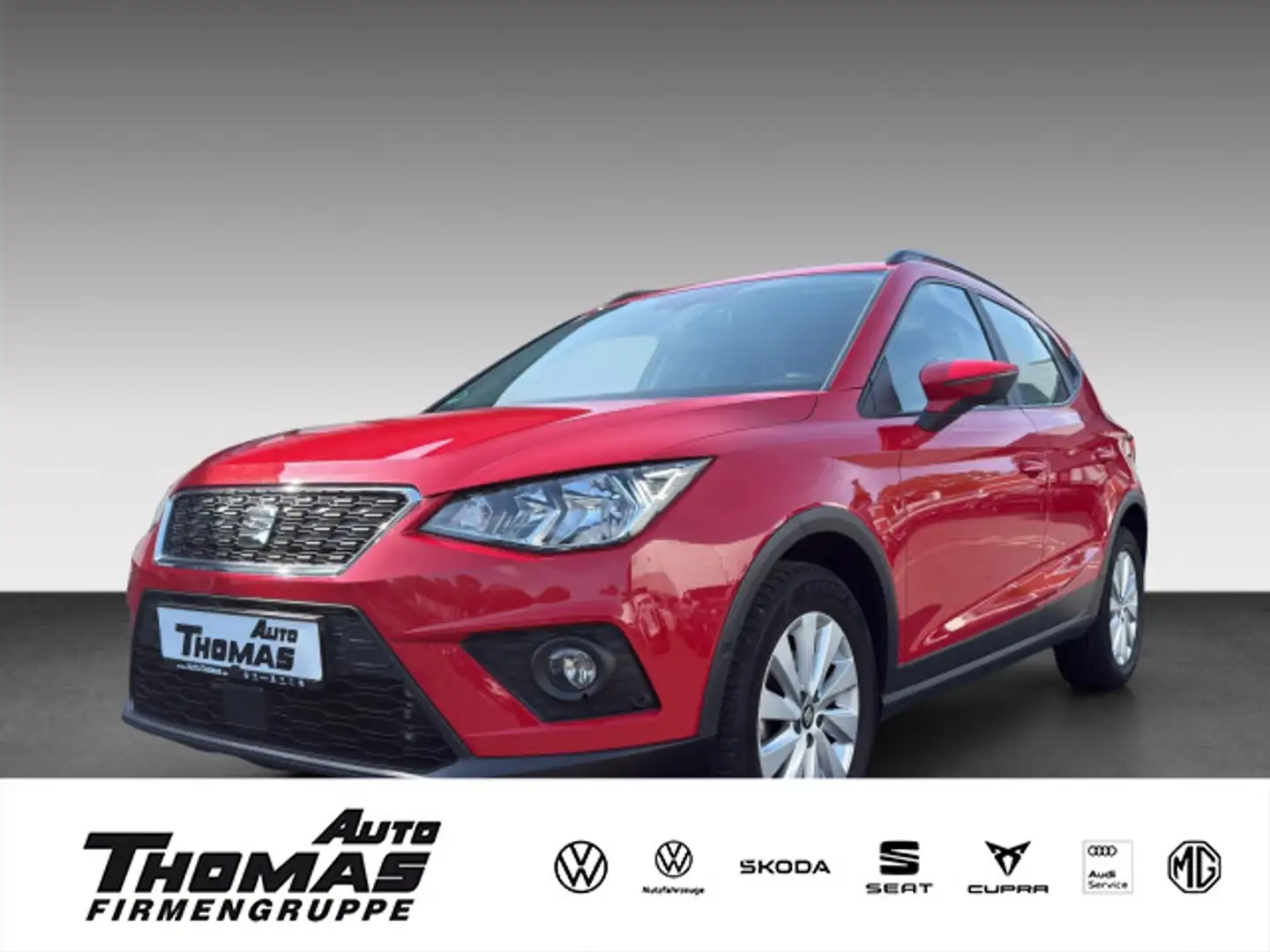 SEAT Arona Style 1.0 TGI ERDGAS NAVI+KAMERA Rood - 1