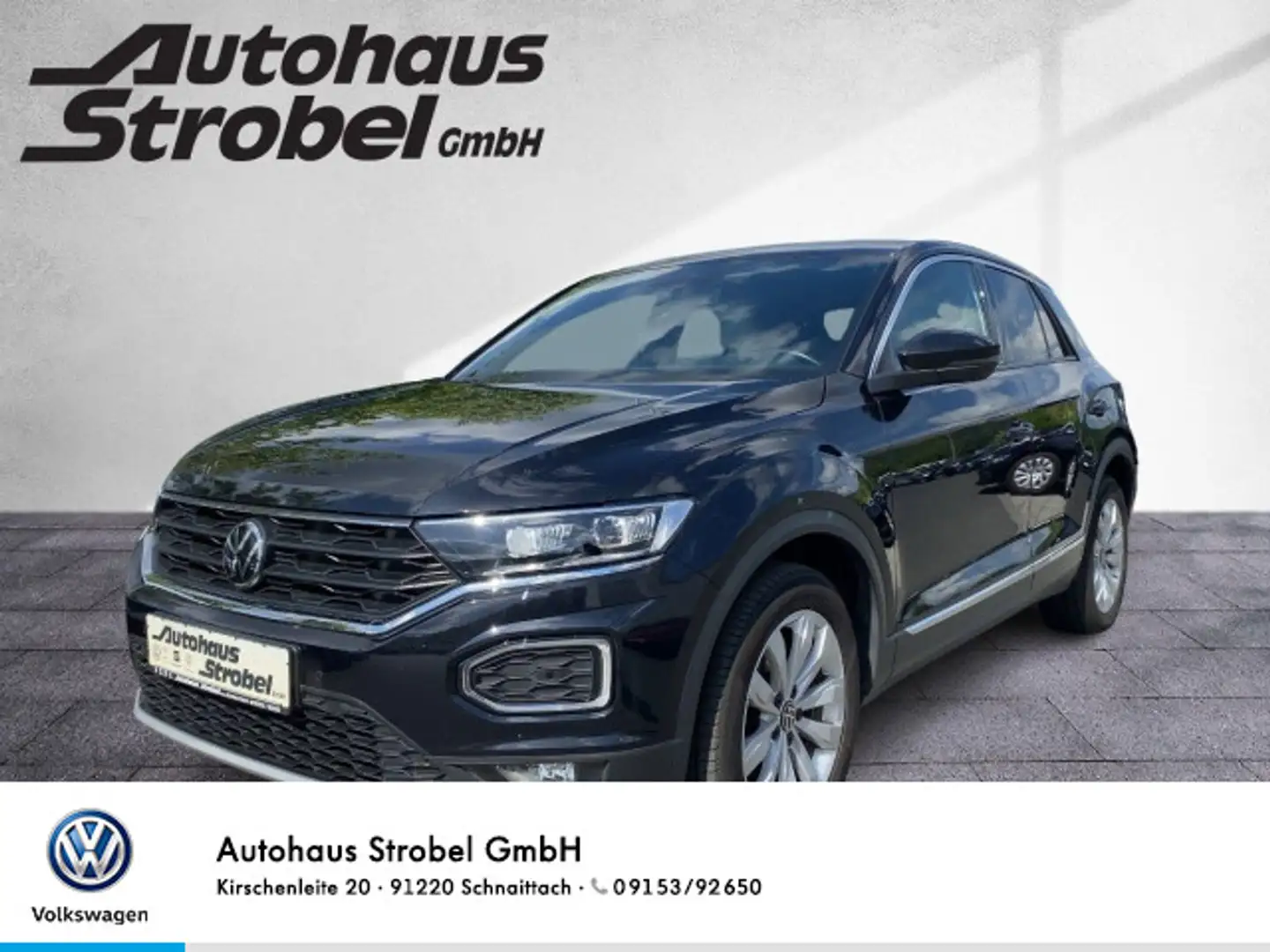 Volkswagen T-Roc 1.5 TSI Sport ACC LED Leder Lane Ass. Einp Negro - 1