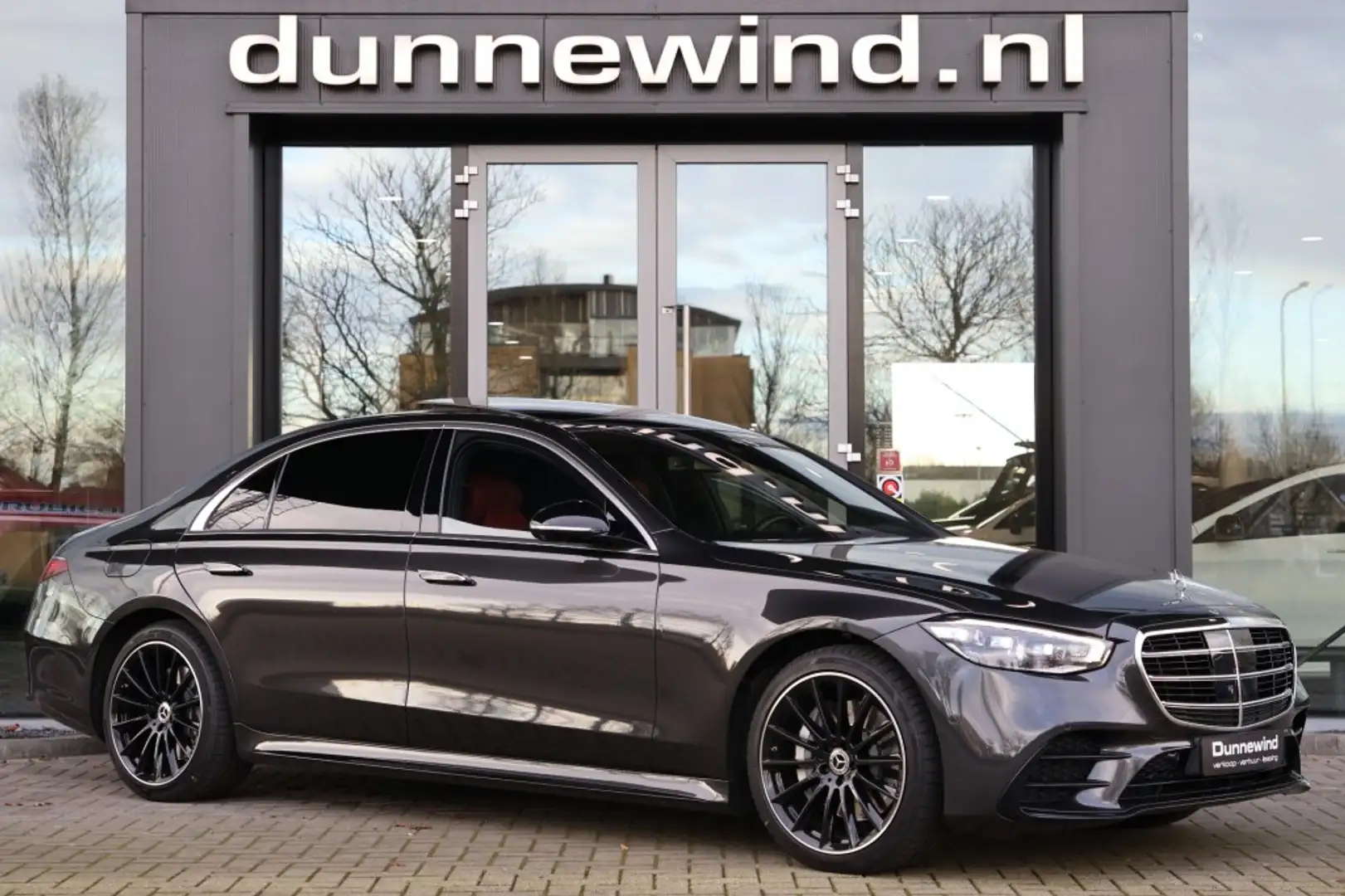 Mercedes-Benz S 580e 4MATIC LANG *Burmeister 4d*Achterasbesturin Gris - 1